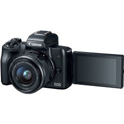 Canon EOS M50 Mirrorless Digital Camera with 15-45mm Lens (Black)