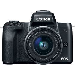 Canon EOS M50 Mirrorless Digital Camera with 15-45mm Lens (Black)